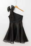 Bow Down Black Cocktail Dress