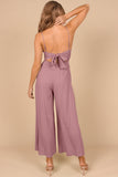 Sweety Pink Wide Leg Jumpsuit