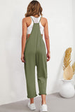 Green Straight Leg Pocketed Jumpsuit