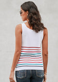 Guess Striped Knitted Top White - Mystique-Online