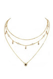 Star Chain Layered Necklace - Mystique-Online