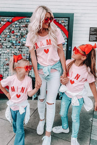 Light Pink Mama and Mini Tee - Mama - Mystique-Online