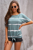 Green Tie Dye Loose Tee