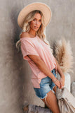 Pink Pocketed Tee - Mystique-Online