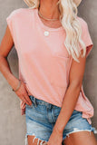 Pink Pocketed Tee - Mystique-Online