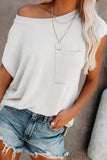 White Pocketed Tee - Mystique-Online