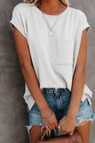 White Pocketed Tee - Mystique-Online