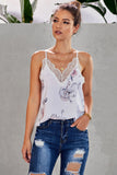 Love Your Lace Cami - White - Mystique-Online