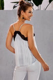 Love Your Lace Cami - Stripe - Mystique-Online