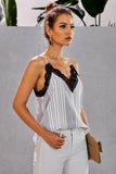 Love Your Lace Cami - Stripe - Mystique-Online