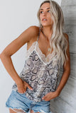 Love Your Lace Cami -  Animal Print - Mystique-Online