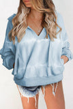 Sky Blue Tie Dye Hoodie - Mystique-Online