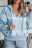 Sky Blue Tie Dye Hoodie - Mystique-Online