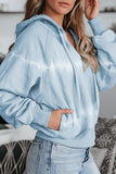 Sky Blue Tie Dye Hoodie - Mystique-Online