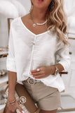 White Chic Back Lace Blouse - Mystique-Online