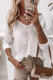 White Chic Back Lace Blouse - Mystique-Online