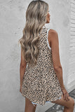 Leopard Print Lace Trim Top