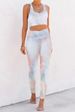 Multicolour Tie Dye Racerback Activewear - Mystique-Online