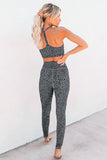 Grey T-Back Strap Bra and Legging - Mystique-Online