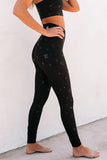 Black T-Back Strap Bra and Legging - Mystique-Online