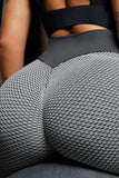 Grey High Waisted Butt Lifting Yoga Shorts