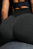 Black High Waisted Butt Lifting Yoga Shorts