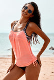 Light Pink Lined Drawstring Tankini - Mystique-Online