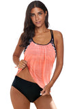 Light Pink Lined Drawstring Tankini - Mystique-Online