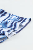 Blue Tie Dye Nylon Swim Shorts - Mystique-Online