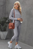 Grey Two-Piece Activewear - Mystique-Online