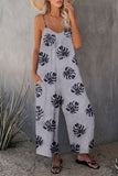 Grey Casual Wide Leg Jumpsuit - Mystique-Online