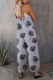 Grey Casual Wide Leg Jumpsuit - Mystique-Online