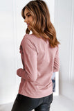 Pink Off Shoulder Ribbon Asymmetric Top